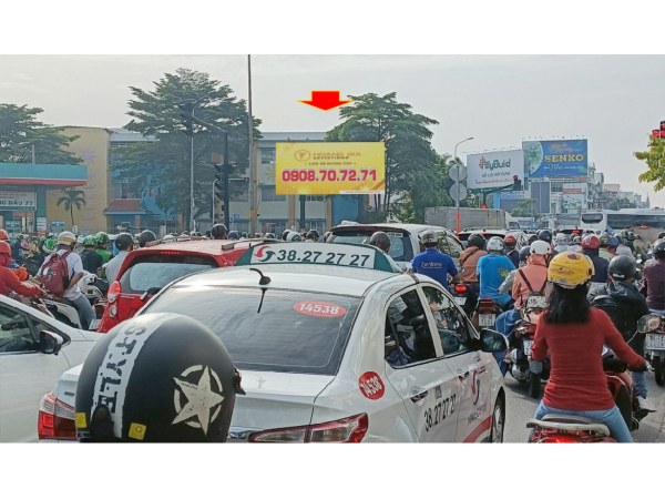 Trụ Ngã 4 Nguyễn Oanh - Phan Văn Trị 1 mặt